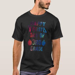 Der glückliche erste Tag der dritten Klasse zurück T-Shirt