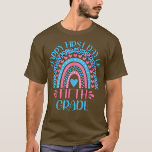 Der glückliche erste Tag der fünften Klasse 5. Kla T-Shirt