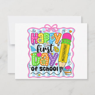 Der glückliche erste Tag der Schulschulpädagogik K