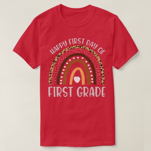 Der glückliche erste Tag des 1. T-Shirt (Design vorne)