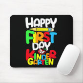 Der glückliche erste Tag des Kindergartenlehrers z Mousepad (Mit Mouse)
