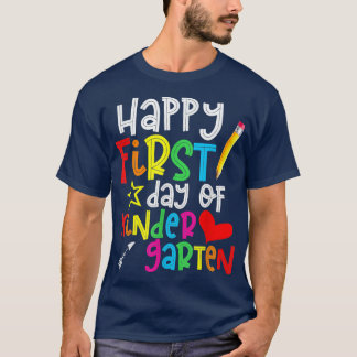 Der glückliche erste Tag des Kindergartenlehrers z T-Shirt