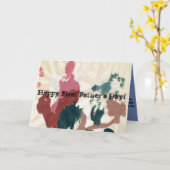 Der glückliche erste Vatertag! Karte (Gelbe Blume)