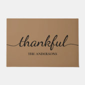 Der glückliche Fall Moderne Elegante Kalligrafie Fußmatte (Vorderseite)