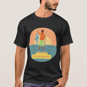 Der glückliche Fischer T-Shirt