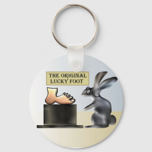 Der glückliche Fuß durch Anjo Lafin Schlüsselanhänger