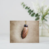 Der glückliche Fuß Kaninchens Browns Postkarte (Stehend Vorderseite)