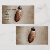Der glückliche Fuß Kaninchens Browns Visitenkarte (Vorne/Hinten)