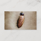 Der glückliche Fuß Kaninchens Browns Visitenkarte (Rückseite)