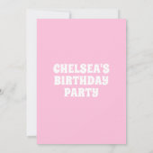 Der glückliche Geburtstagspinguin Einladung (Rückseite)