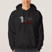 Der glückliche Headbashing Gnome Hoodie (Vorderseite)