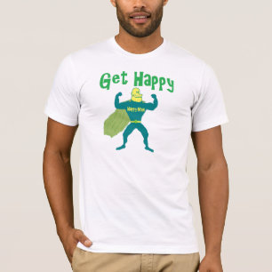 Der glückliche Held Super-t T-Shirt