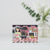 Der glückliche Koch / Caterer / Bäckerei - SRF Visitenkarte (Stehend Vorderseite)