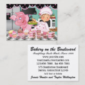 Der glückliche Koch / Caterer / Bäckerei - SRF Visitenkarte (Vorne/Hinten)