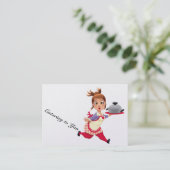 Der glückliche Koch / Caterer / Bäckerei - SRF Visitenkarte (Stehend Vorderseite)