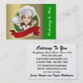 Der glückliche Koch / Caterer / Bäckerei - SRF Visitenkarte (Vorne/Hinten)