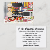 Der glückliche Koch / Caterer - SRF Visitenkarte (Vorne/Hinten)