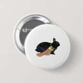Der glückliche menschliche Fuß des Kaninchens Button (Vorne & Hinten)