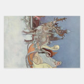 "Der glückliche Prinz von Charles Robinson aus Rus Geschenkpapier Set (Vorderseite)