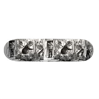 "Der glückliche Straßen-Reiniger Calaveras " Skateboard