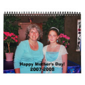 Der glückliche Tag der Mutter! 2007-2008 Kalender (Titelbild)
