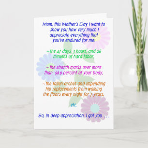 Der glückliche Tag der Mutter für alle, die Sie Karte