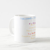 Der glückliche Tag der Mutter, Kaffeetasse (Vorderseite Links)