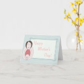 Der glückliche Tag der Mutter! Karte (Gelbe Blume)