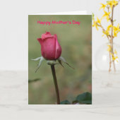 Der glückliche Tag der Mutter Karte (Gelbe Blume)