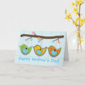 Der glückliche Tag der Mutter Karte (Gelbe Blume)