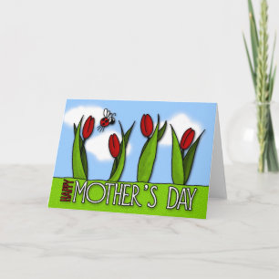 Der glückliche Tag der Mutter Karte