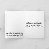 der glückliche Tag der Mutter Karte (Innenseite)