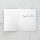 Der glückliche Tag der Mutter Karte (Innenseite)