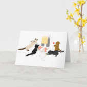 Der glückliche Tag der Mutter mit Karte (Gelbe Blume)