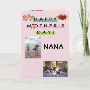 Der glückliche Tag der Mutter Nana! Karte