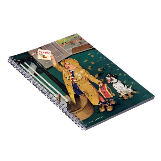 Der glückliche Tag der Mutter Notizblock (Rechte Seite)