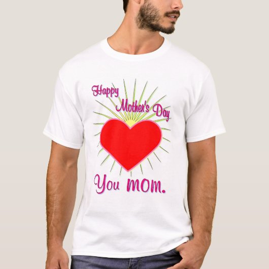 Der glückliche Tag der Mutter T-Shirt (Vorderseite)
