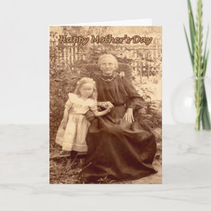Der glückliche Tag der Mutter von der Tochter, Karte