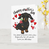 Der glückliche Tag der Mutter von Ihrer Karte (Gelbe Blume)