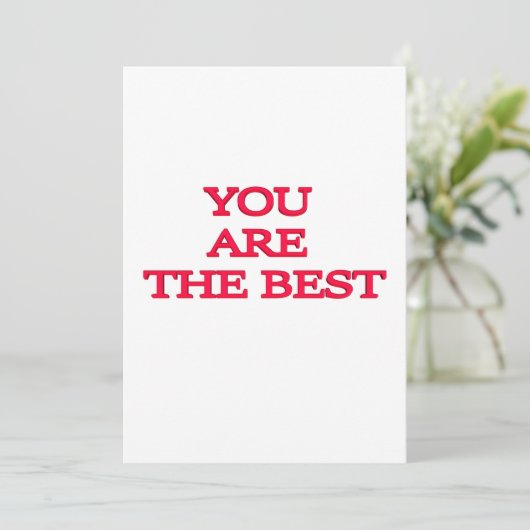 Der glückliche Tag des Vaters Dankeskarte (Stehend Vorderseite)