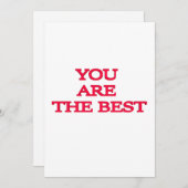 Der glückliche Tag des Vaters Dankeskarte (Vorne/Hinten)