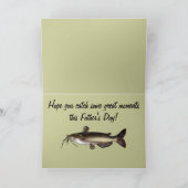 Der glückliche Tag des Vaters: Fisch Karte (Innenseite)