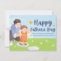 Der glückliche Tag des Vaters