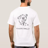 Der glückliche Troller T-Shirt (Rückseite)
