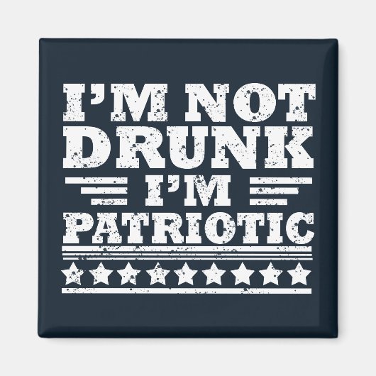 Der glückliche Unabhängigkeitstag am 4. Juli Magnet (Vorne)