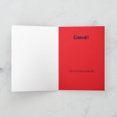 Der glückliche Unabhängigkeitstag in Amerika Karte (Innenseite)