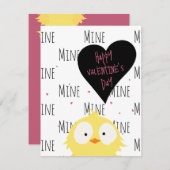 Der glückliche Valentinstag | Ihr Eierkeller! | Mitteilungskarte (Vorne/Hinten)