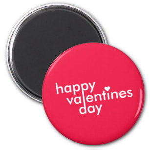 Der glückliche Valentinstag   Liebe Herz Moderne M Magnet