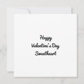 Der glückliche Valentinstag | Lover ist begeistert Karte (Rückseite)