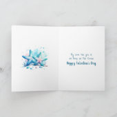 Der glückliche Valentinstag | Romantische Küste Karte (Innenseite)